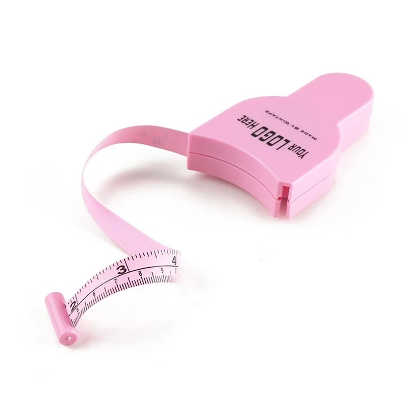 kf S0fd294523cb24ce0b34e5f2ed360e69f5 Measurement Tools Pink Retractable Arm Circumference Tape Measure Fitness Health Retractable Body Measuring Tape Custom Logo