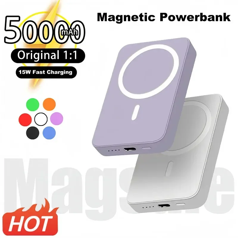kf-S2e2797aa45164fd2afc21b5643195c2ez-50000mAh-MagSafe-Power-Bank-20W-Powerbank-Magnetic-Wireless-Fast-Charging-External-Battery-Pack-Type-C-For kf S2e2797aa45164fd2afc21b5643195c2ez 50000mAh MagSafe Power Bank 20W Powerbank Magnetic Wireless Fast Charging External Battery Pack Type C For