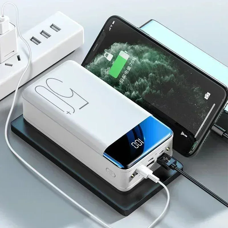 kf-S3a7f15bd02f643cebb018fecf09f4e8a8-2023New-200000mAh-Power-Bank-Portable-Fast-Charging-PowerBank-3-USB-PoverBank-External-Battery-Charger-For-Mobile kf S3a7f15bd02f643cebb018fecf09f4e8a8 2023New 200000mAh Power Bank Portable Fast Charging PowerBank 3 USB PoverBank External Battery Charger For Mobile