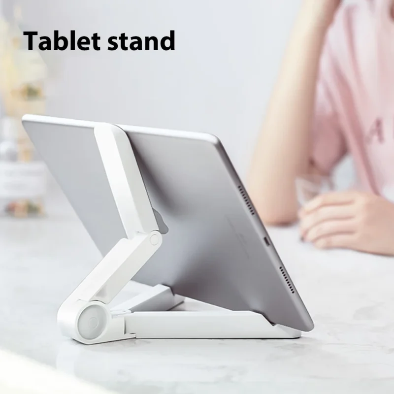 kf S4df42c4fb0064f88aad7e42df07623fc1 2023 Universal Tablet Holder Desktop Folding Simple Easy To Carry Mobile Phone Fixed Tablet Stand For