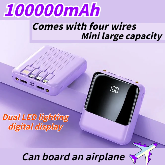 kf-S6511e43f833c4243b76c591fffacb7d5v-Comes-with-A-4-wire-Power-Bank-100000mAh-Large-Capacity-Fast-Charging-Flash-Charging-Ultra-thin kf S6511e43f833c4243b76c591fffacb7d5v Comes with A 4 wire Power Bank 100000mAh Large Capacity Fast Charging Flash Charging Ultra thin