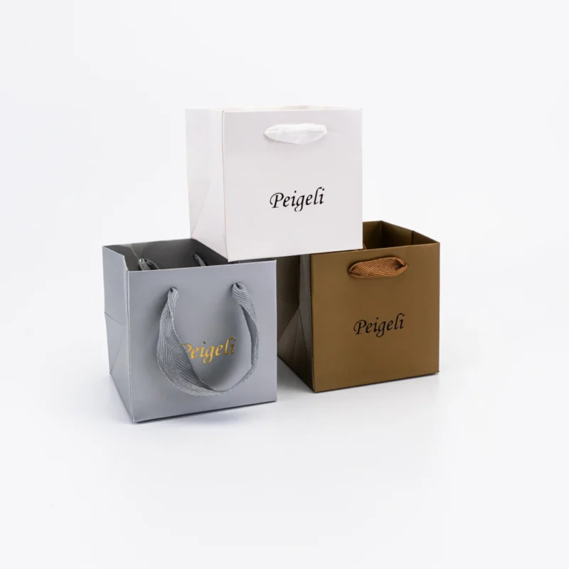 kf S82bca17886d34372b8955e4bc2f1a92et 100pcs Party Favor Bags Custom Logo Kraft Paper Shopping Bags for Birthday Gift Jewelry Candy Treat