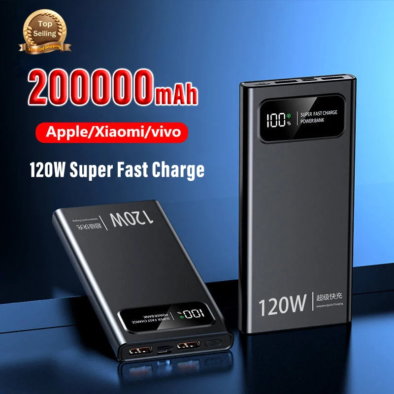 kf-Sd1ab50788e344f889e32255315779a64N-200000mAh-Power-Bank-120W-Super-Fast-Charging-High-Capacity-Portable-Digital-Display-External-Battery-For-iPhone kf Sd1ab50788e344f889e32255315779a64N 200000mAh Power Bank 120W Super Fast Charging High Capacity Portable Digital Display External Battery For iPhone