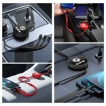 Sleek BMW Multi-Port Charging Hub: Ideal for on-the-go device charging in vehicles.