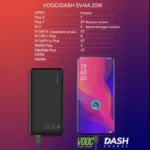 Sleek OPPO VOOC power bank with 10,000mAh, perfect for tech-savvy corporate gifts.