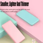 Pastel Macaron Power Bank, 20000mAh, stylish and portable for modern corporate gifting.